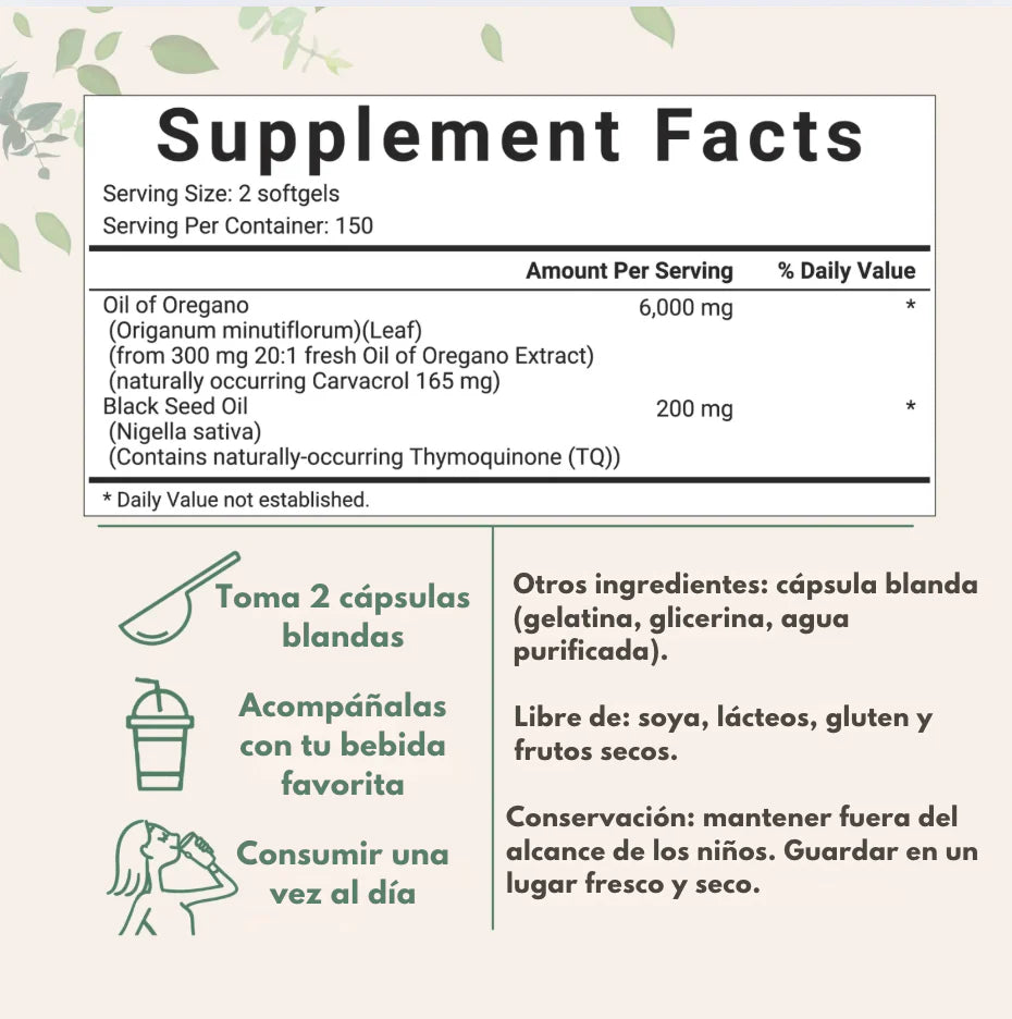 Aceite de Orégano