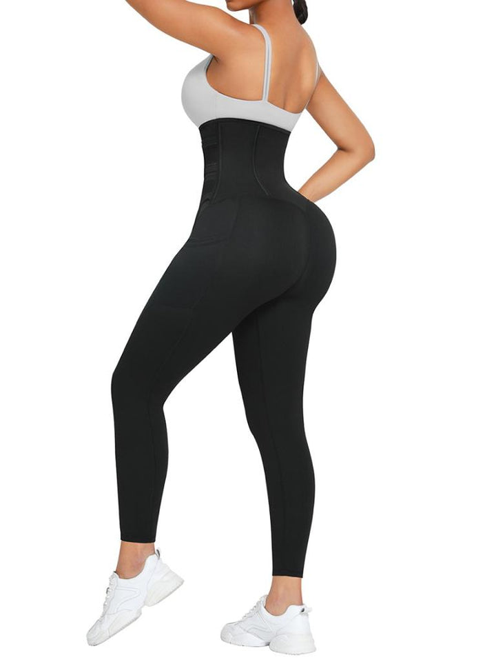 Waist Trainer Stretch Leggings with Po Lifter Design