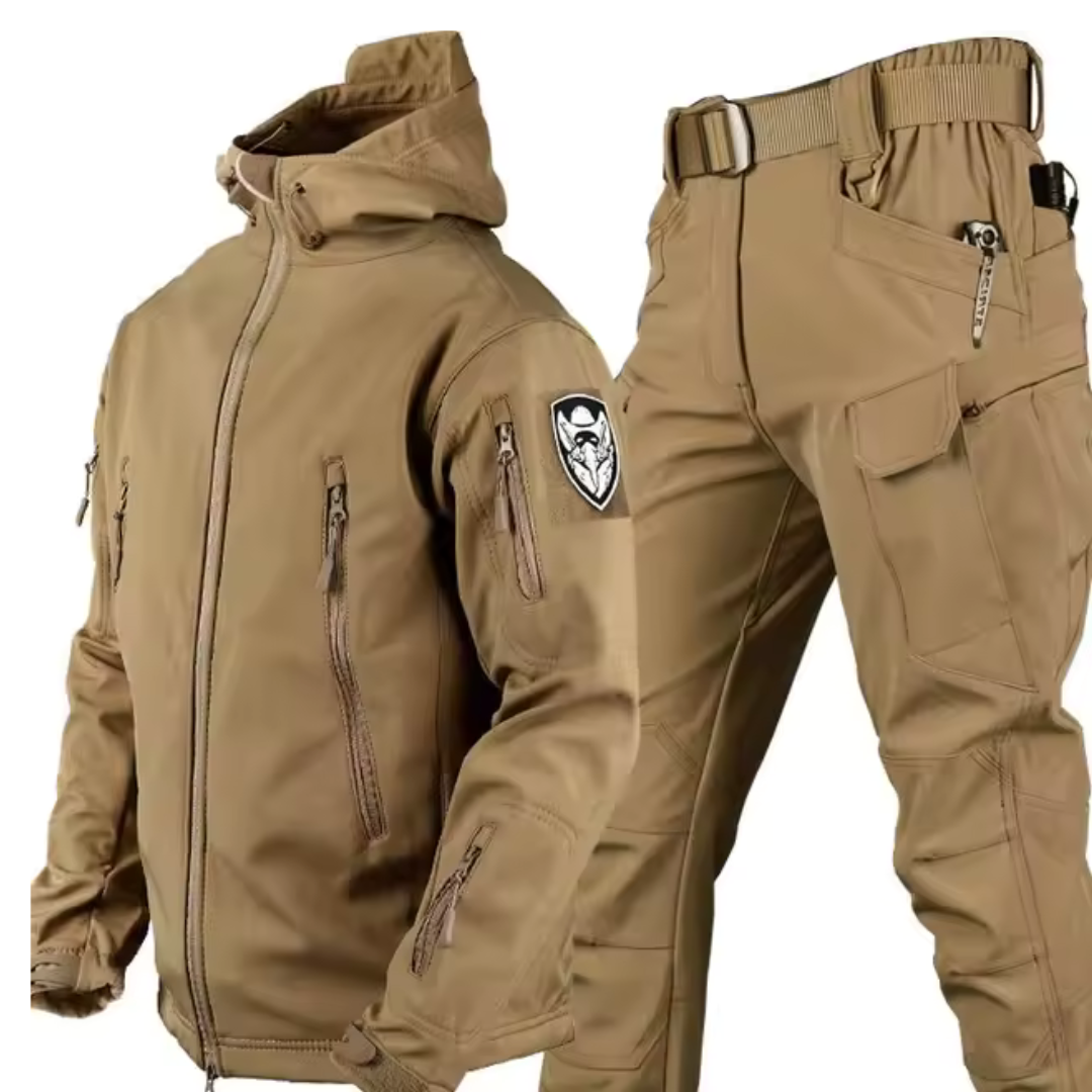 Tactical Military Softshell Jacket and Pants Set