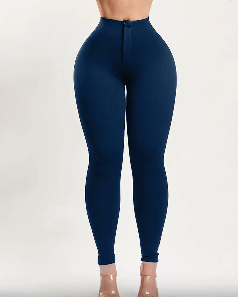 High-Waisted Shaping Leggings with Tummy Control and Butt Lifting Features