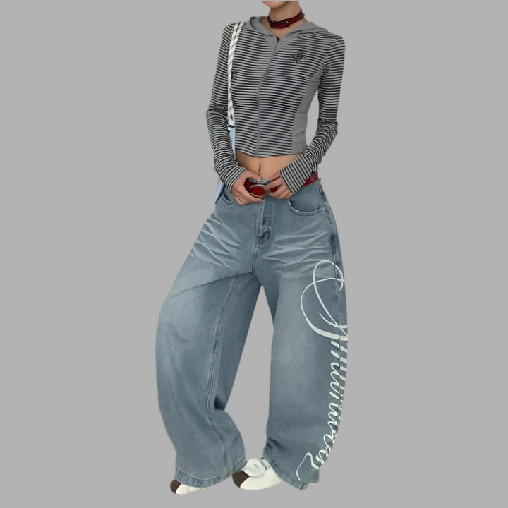 American retro Baggy jeans