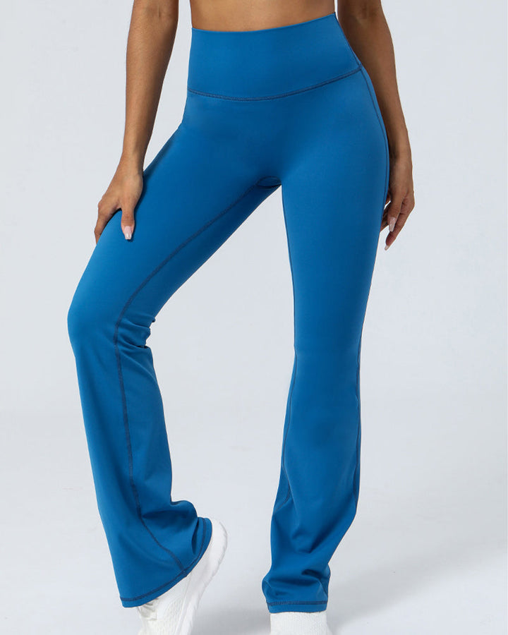 Wide Leg Yoga Pants with Butt-Lifting Design