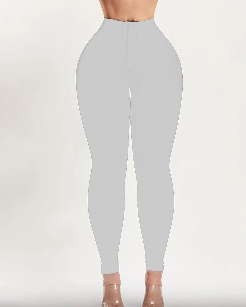High-Waisted Shaping Leggings with Tummy Control and Butt Lifting Features