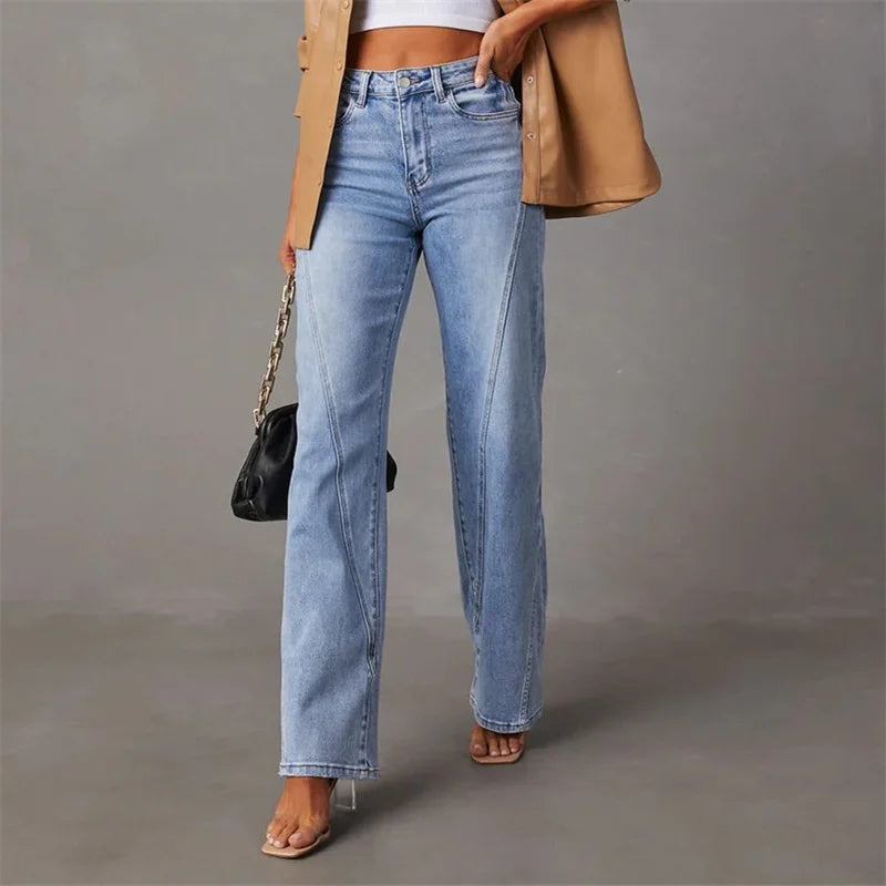 Chic High-Waisted Flare Jeans