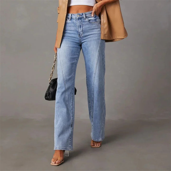 Chic High-Waisted Flare Jeans