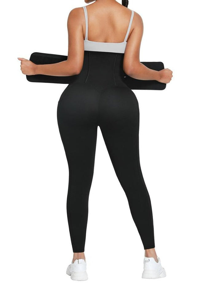 High-Waisted Tummy Control Leggings with Butt Lifting Design