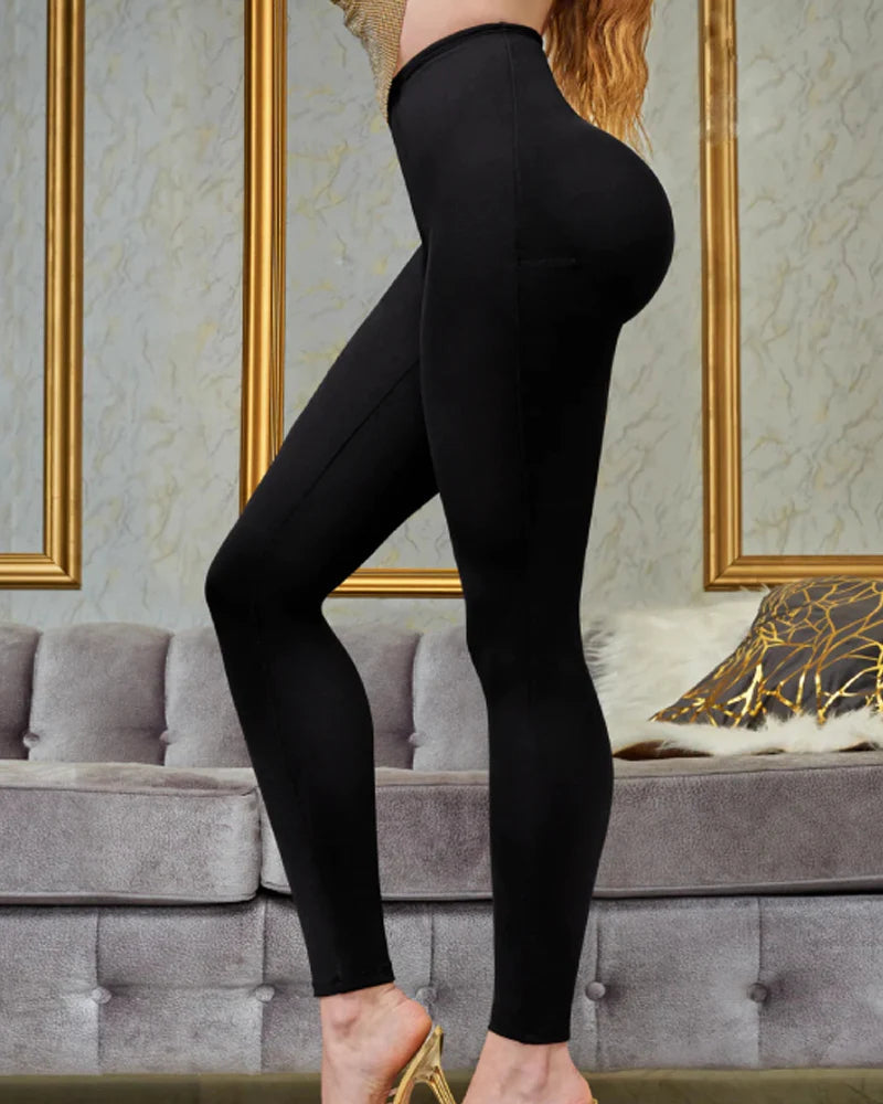 High-Waisted Shaping Leggings with Tummy Control and Butt Lifting Features