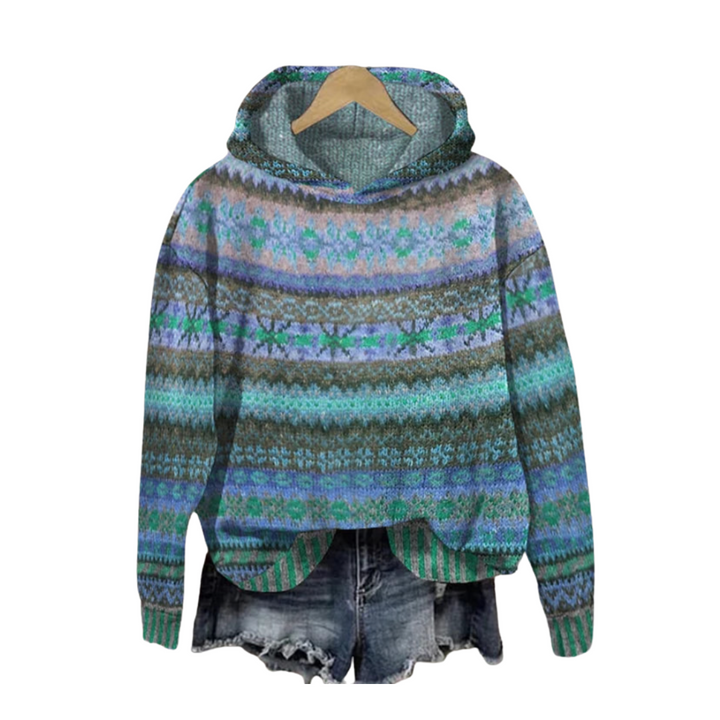 Sophia | Classic Patterned Hoodie