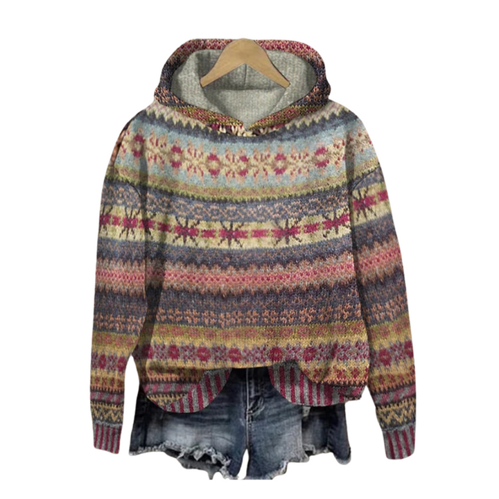 Sophia | Classic Patterned Hoodie