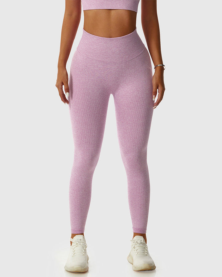 Seamless Breathable Slim-Fit Leggings with Butt Lift for Yoga