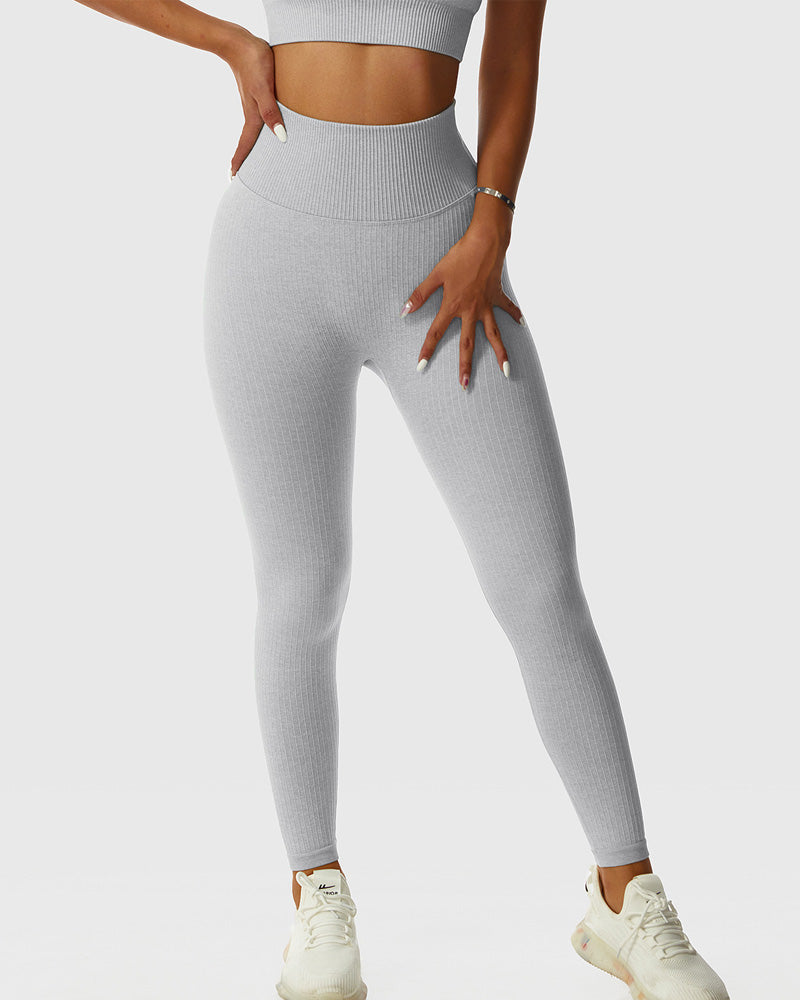 Seamless Breathable Slim-Fit Leggings with Butt Lift for Yoga