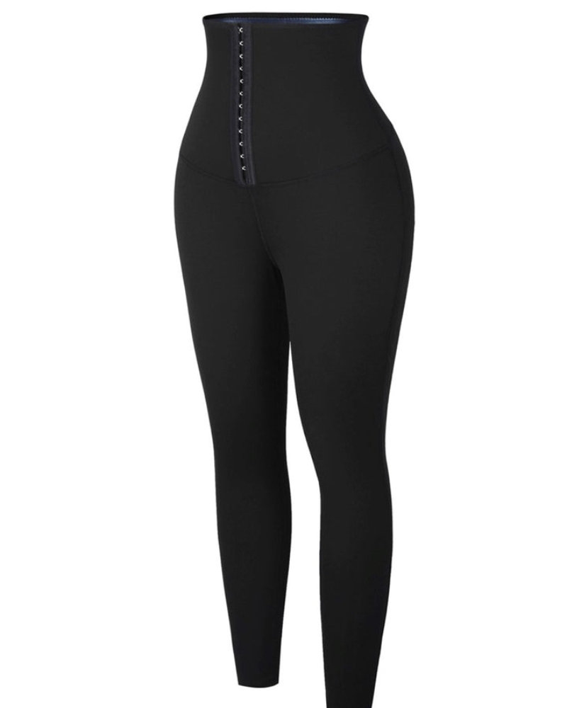 High-Compression Butt-Lifting Leggings with a Comfortable Wide Waistband