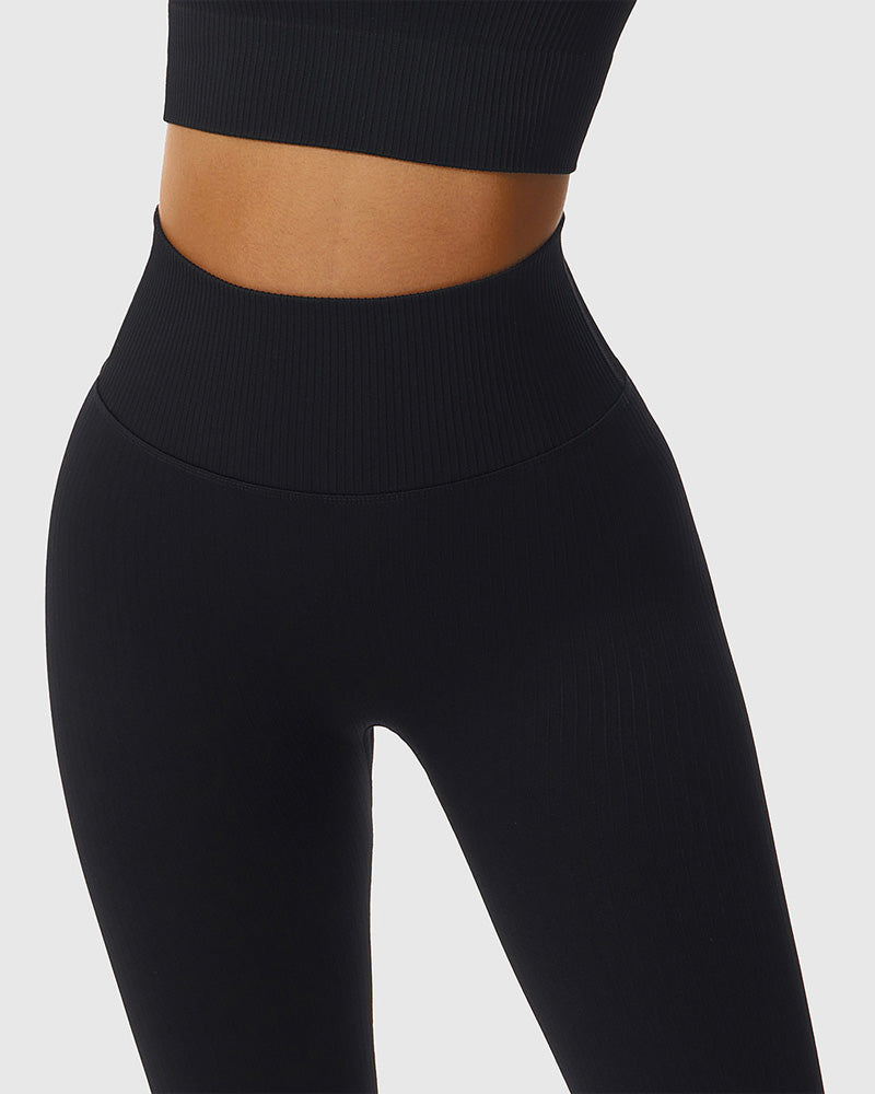 Seamless Breathable Slim-Fit Leggings with Butt Lift for Yoga