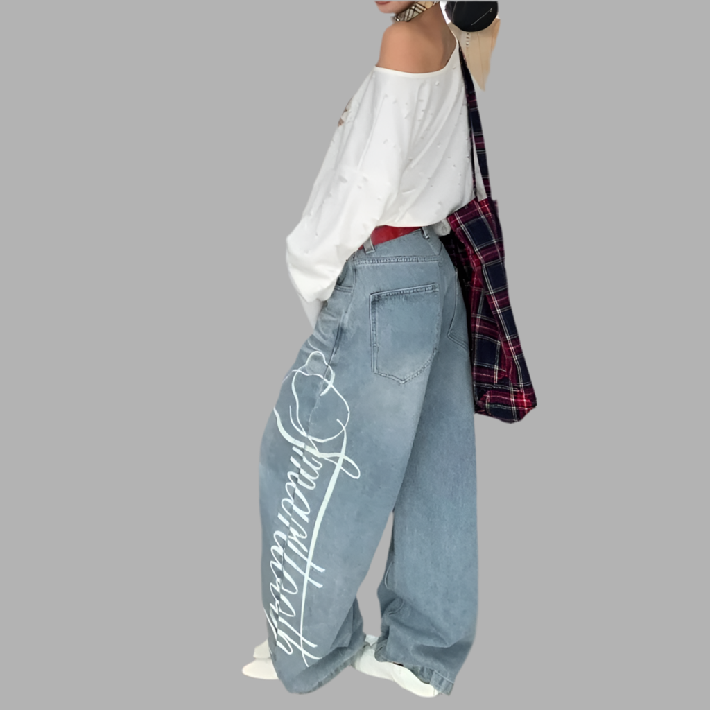 American retro Baggy jeans