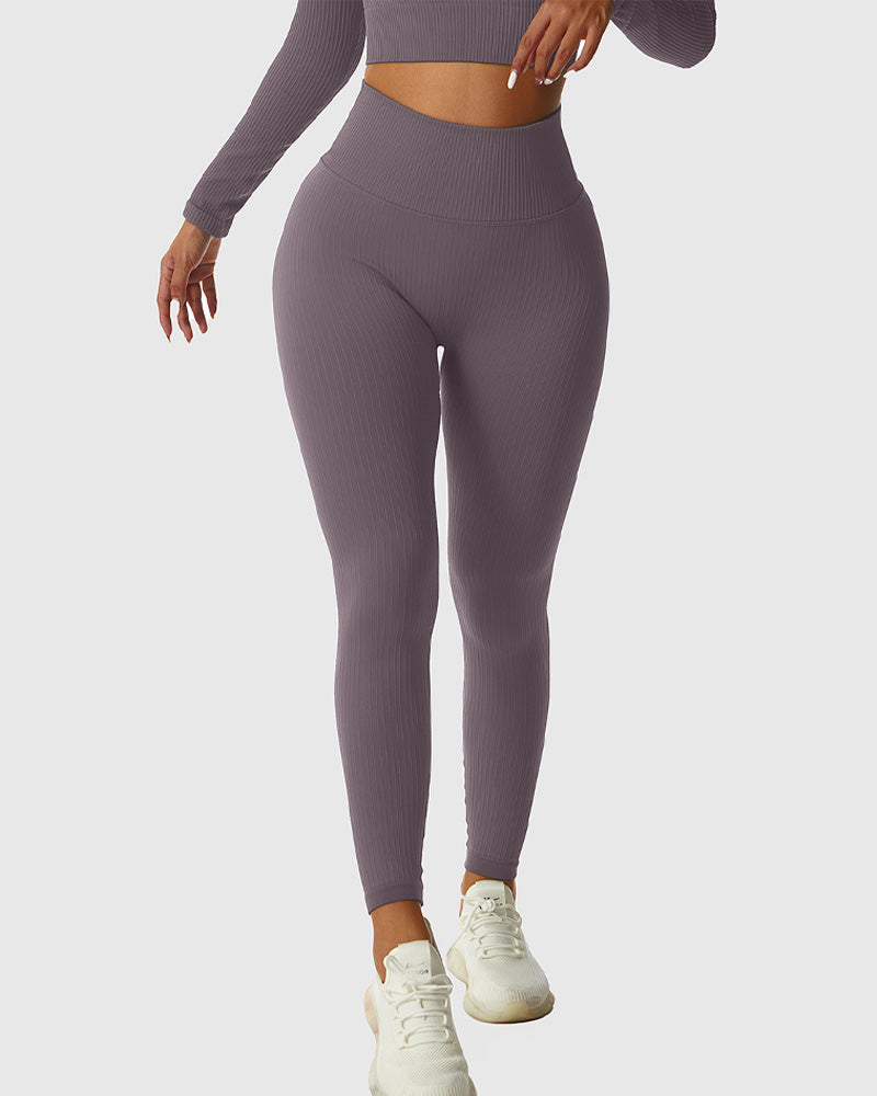 Seamless Breathable Slim-Fit Leggings with Butt Lift for Yoga