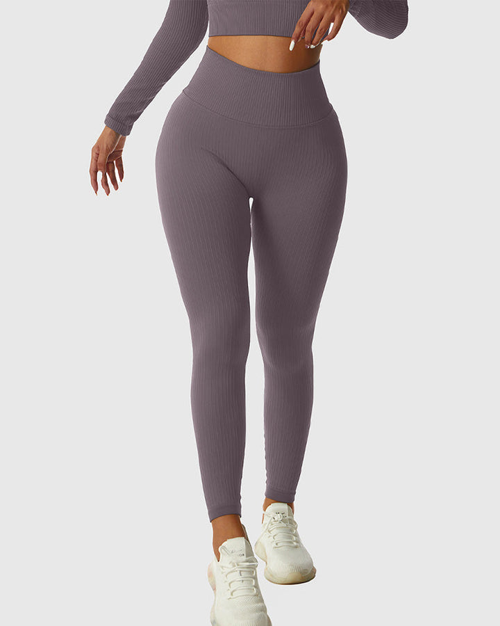 Seamless Breathable Slim-Fit Leggings with Butt Lift for Yoga