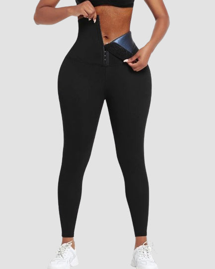 High Compression Butt-Lifting Leggings with Wide Waistband
