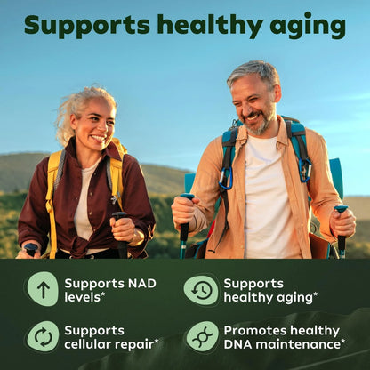 Reus Research NR900 - NAD+ Supplement for Skin Aging Support, Energy, and Focus