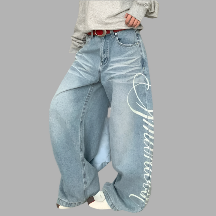 American retro Baggy jeans