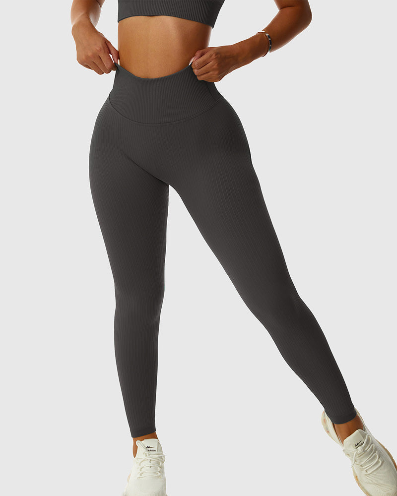 Seamless Breathable Slim-Fit Leggings with Butt Lift for Yoga