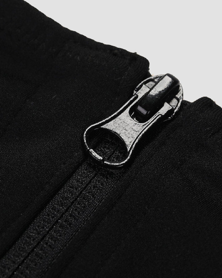2-in-1 High Waist Zipper Leggings for Slim Fit and Tummy Control - Perfect for the Gym
