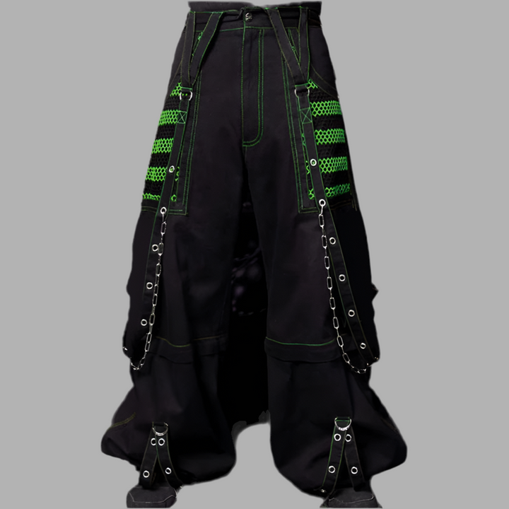Punk Gothic Y2k Wide Leg Denim Pants