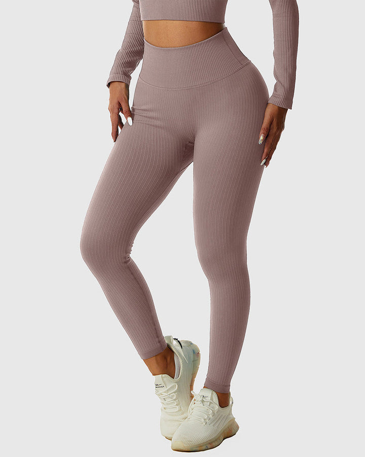 Seamless Breathable Slim-Fit Leggings with Butt Lift for Yoga