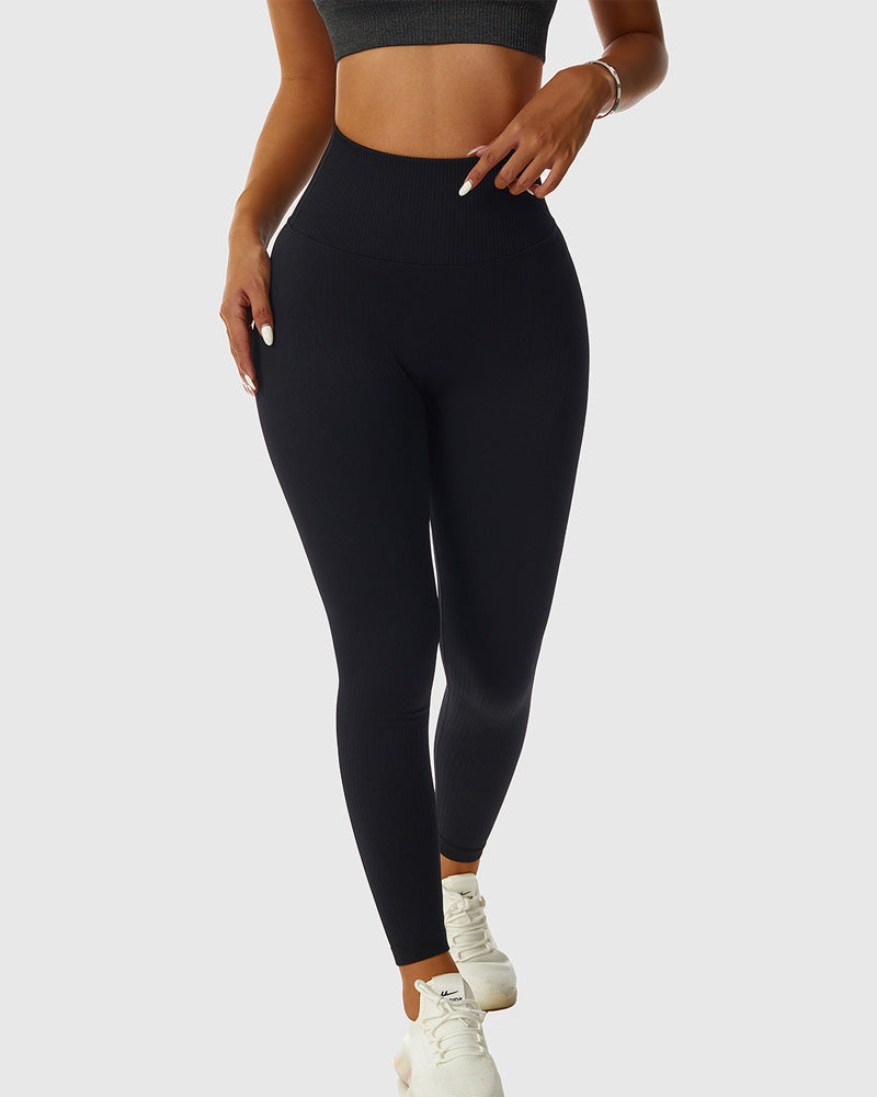 Seamless Breathable Slim-Fit Leggings with Butt Lift for Yoga