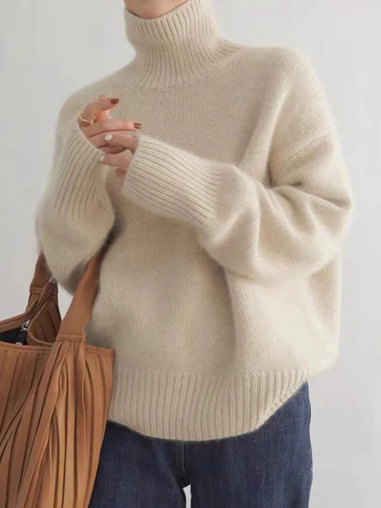 LUDA Elevated High Neck Sweater