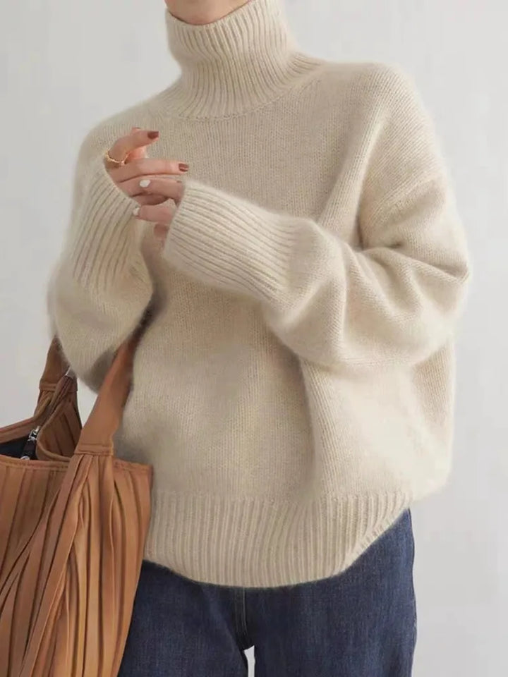 LUDA Elevated High Neck Sweater