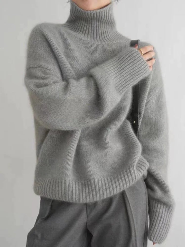 LUDA Elevated High Neck Sweater