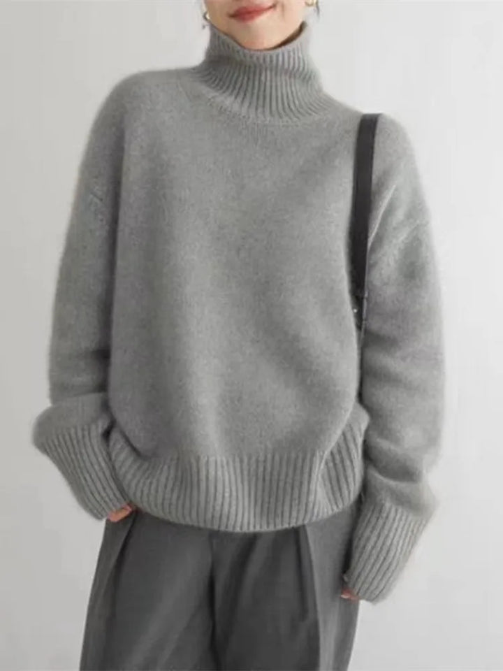 LUDA Elevated High Neck Sweater