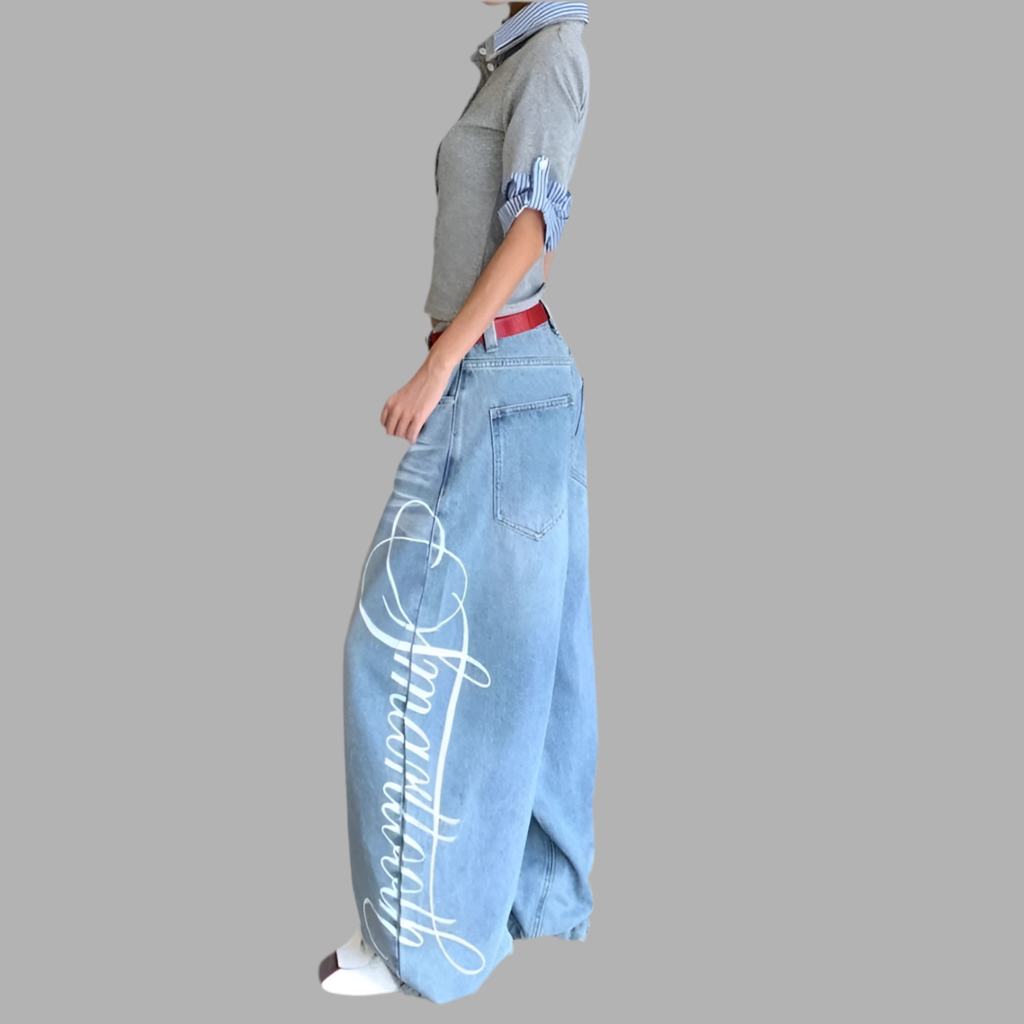 American retro Baggy jeans