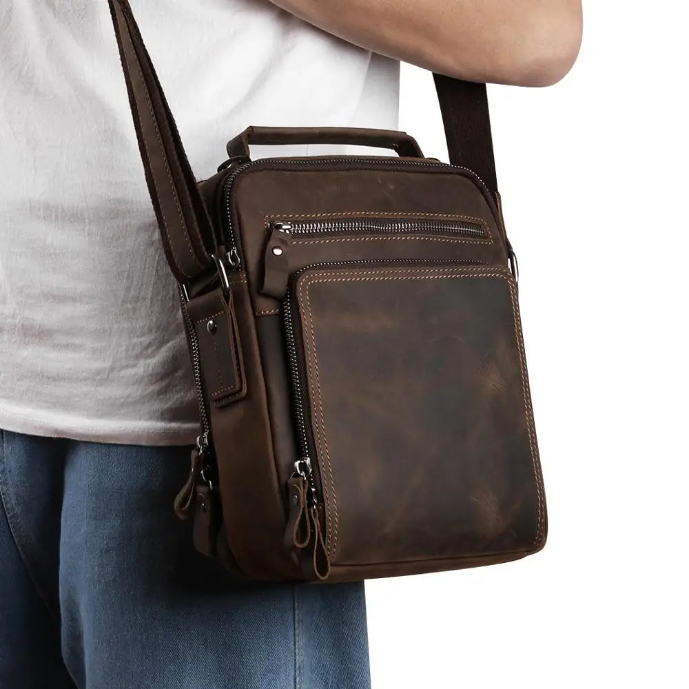 Vintage Genuine Leather Shoulder Bag