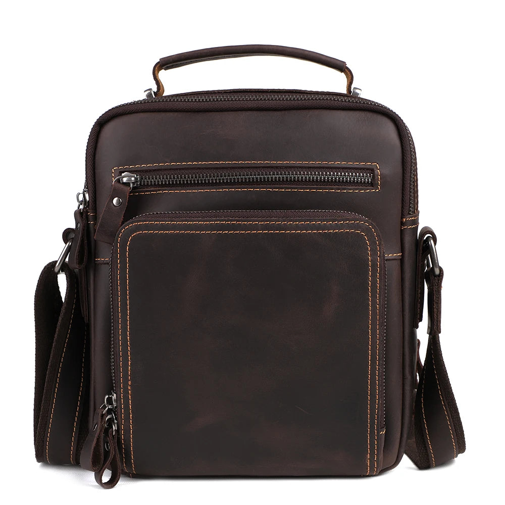 Vintage Genuine Leather Shoulder Bag