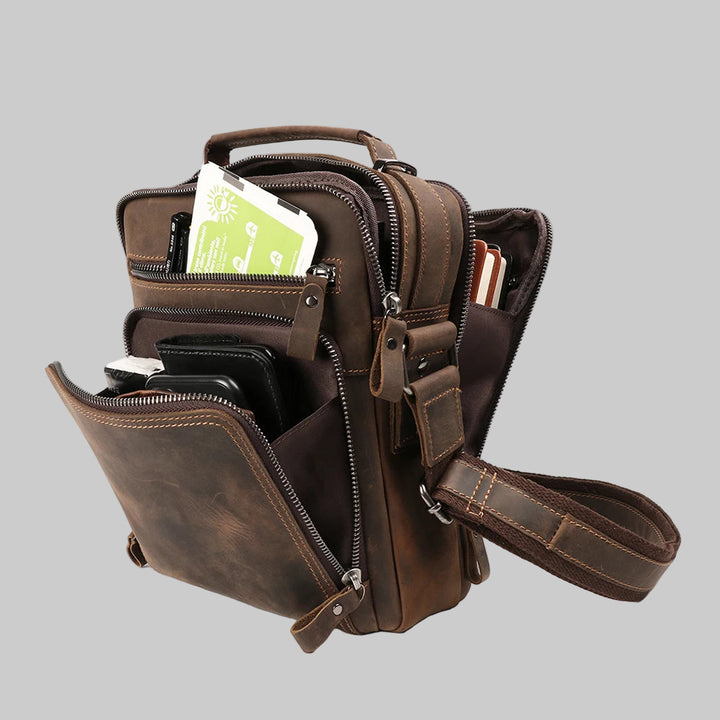 Vintage Genuine Leather Shoulder Bag