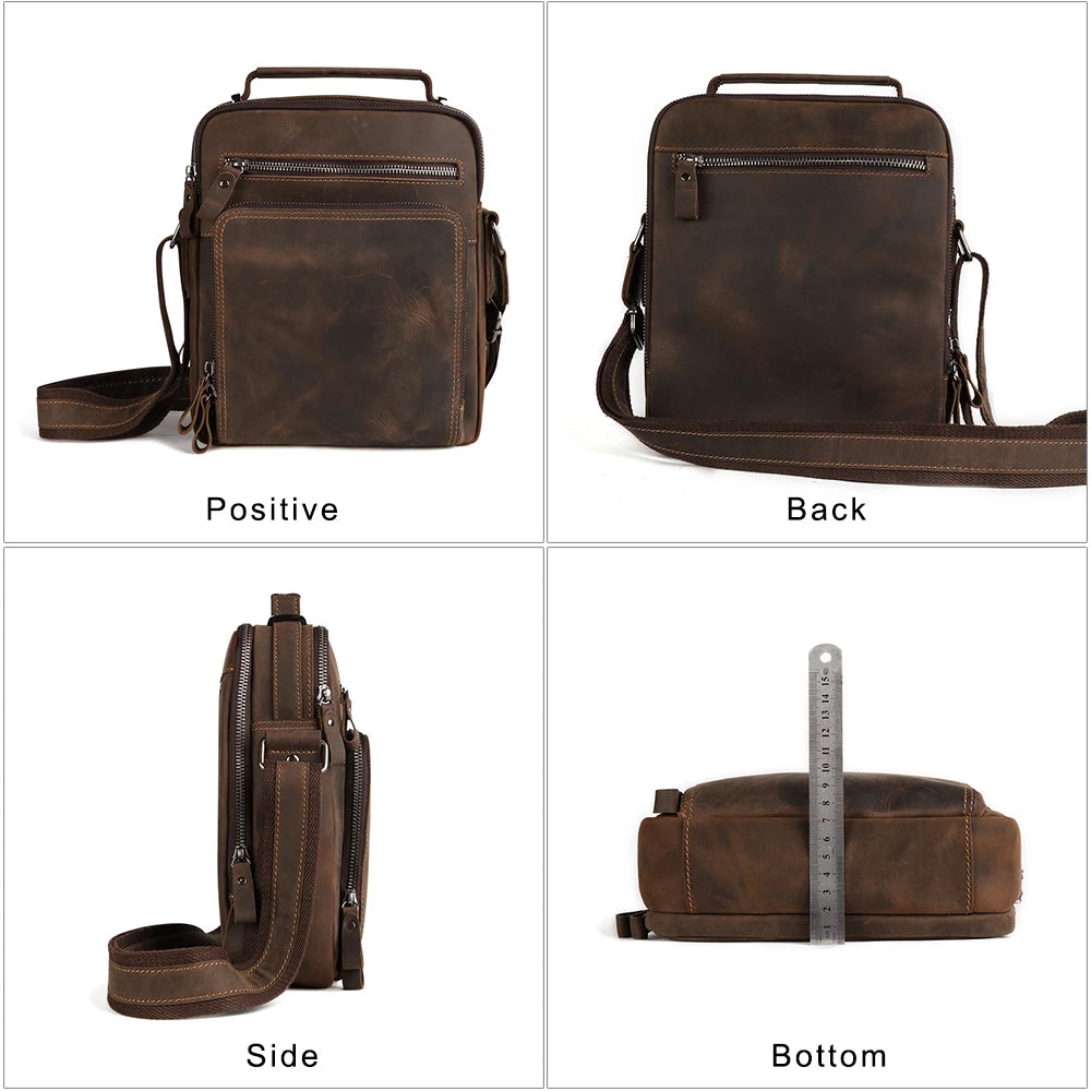 Vintage Genuine Leather Shoulder Bag