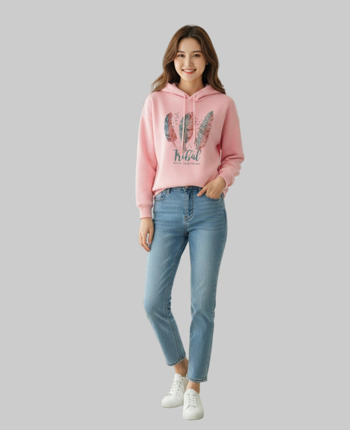 Velvet Casual Loose Hoodie Sweatshirt