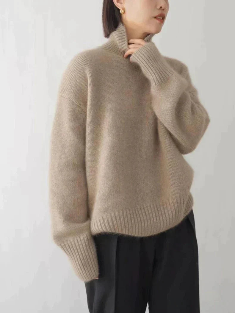 LUDA Elevated High Neck Sweater