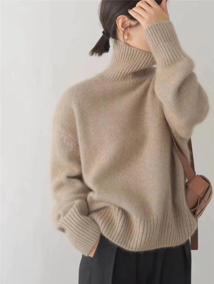 LUDA Elevated High Neck Sweater