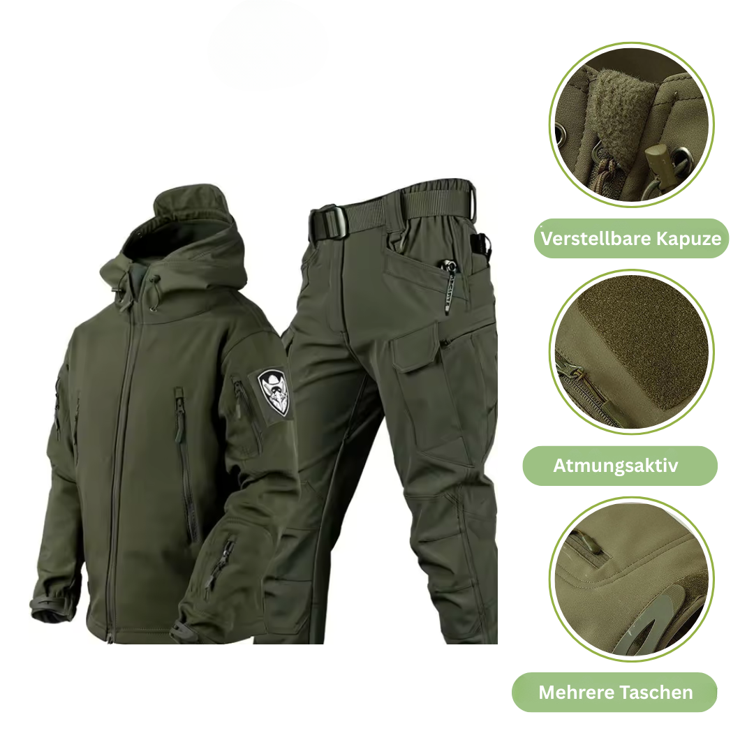 Tactical Military Softshell Jacket and Pants Set