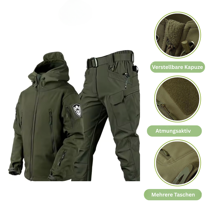 Tactical Military Softshell Jacket and Pants Set
