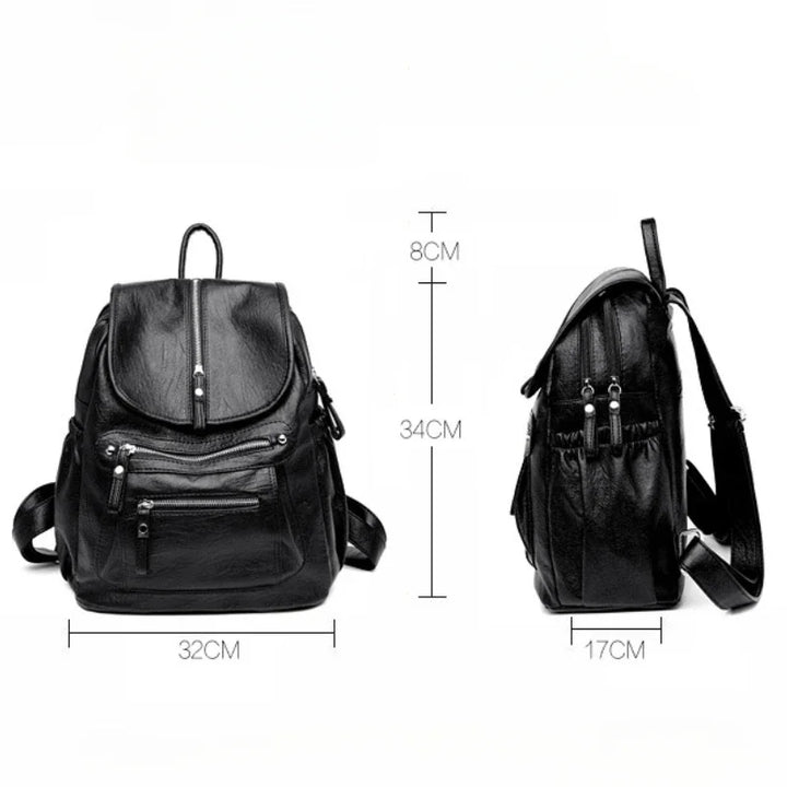 High-Quality Vintage Leather Backpack