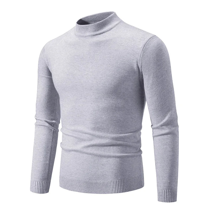 Half-Neck Knitted Sweater