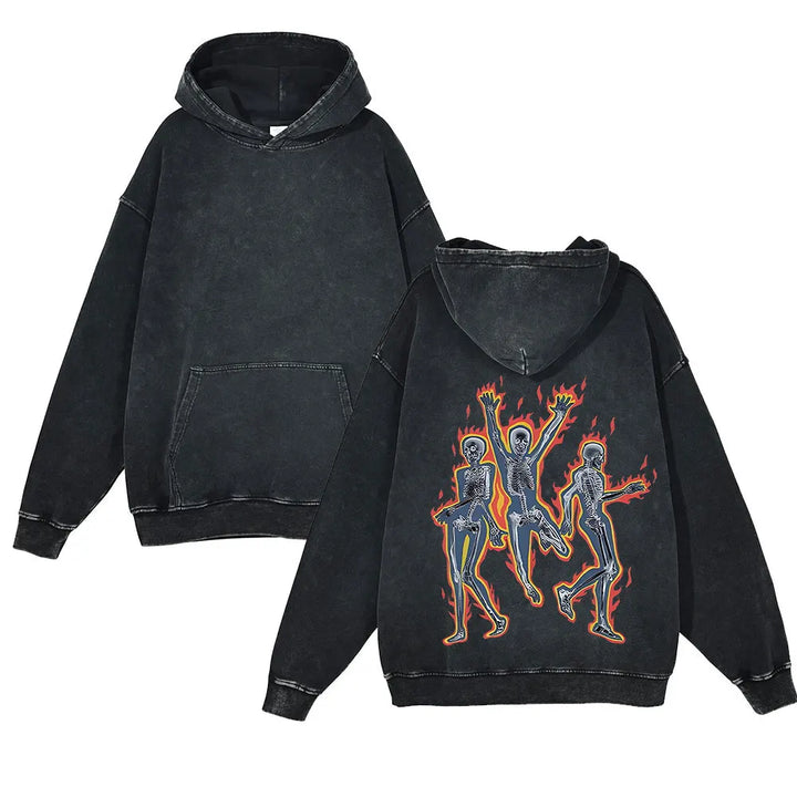 Harajuku Double Printed Hoodies