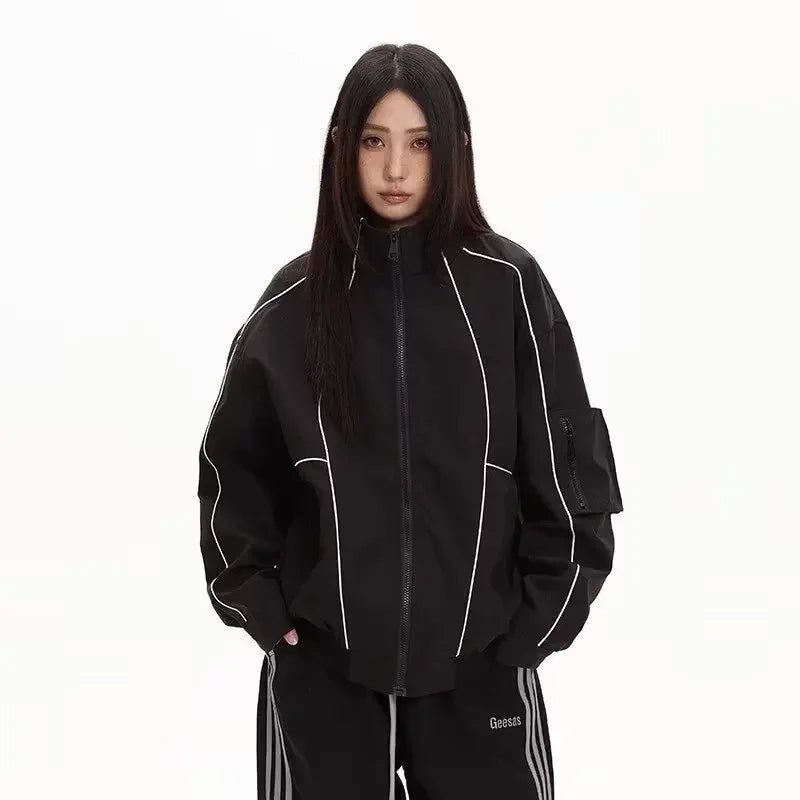 Premium Unisex Stand Collar Suit Set