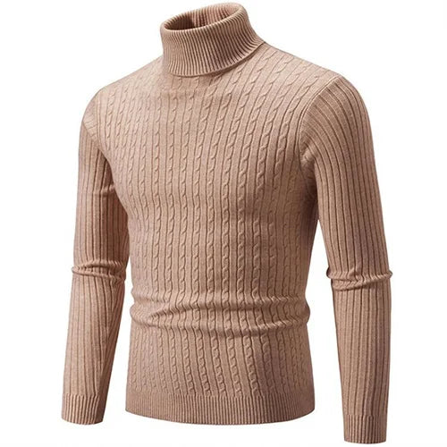 Classic Solid Turtleneck Sweaters