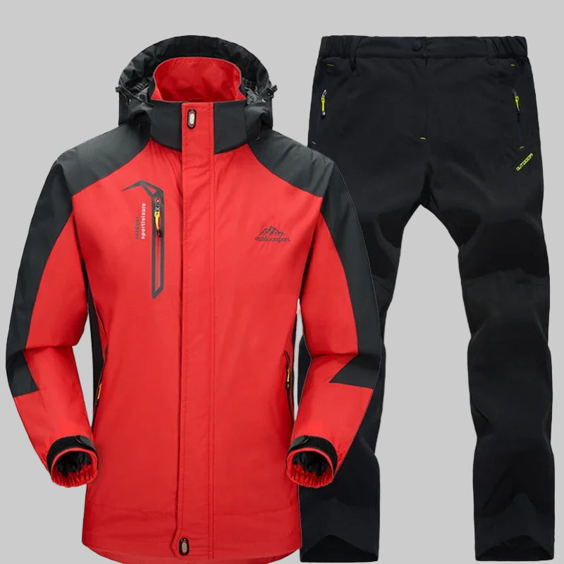 HIKNBEAR ™| Thermal Waterproof Hooded Hiking Suit.