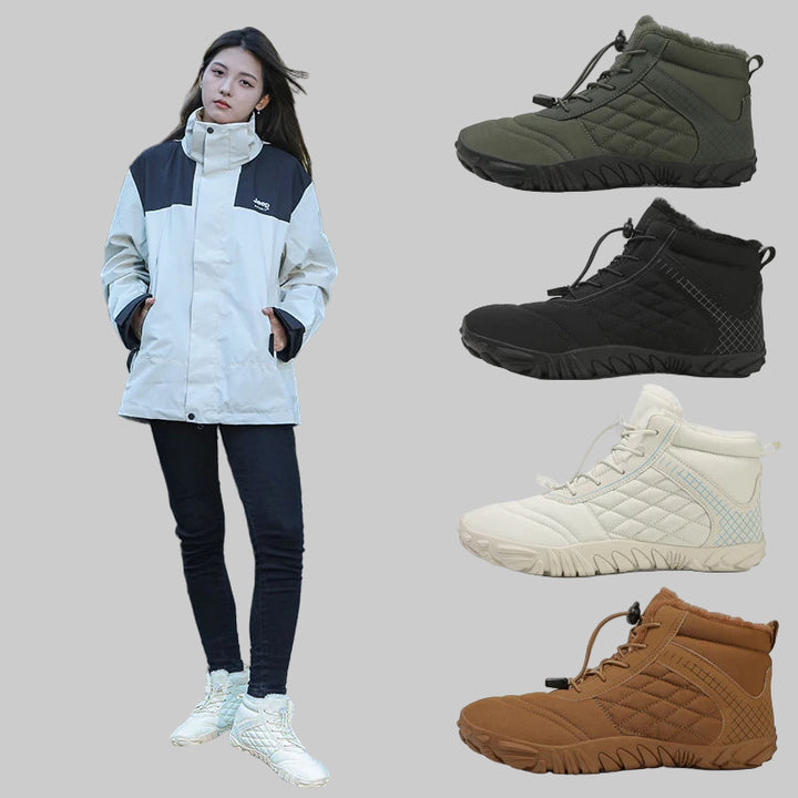 Unisex Winter Barefoot Wide Toebox Hiking Boots