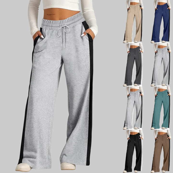 Classic Wide-Leg Sports Joggers